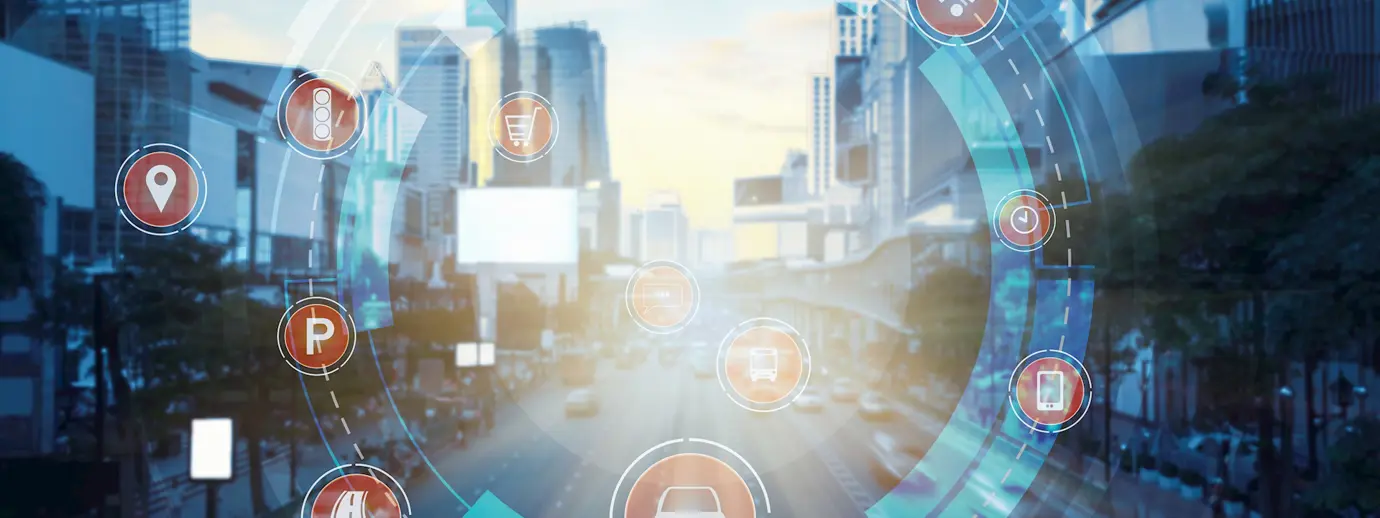 Smart technology in city
