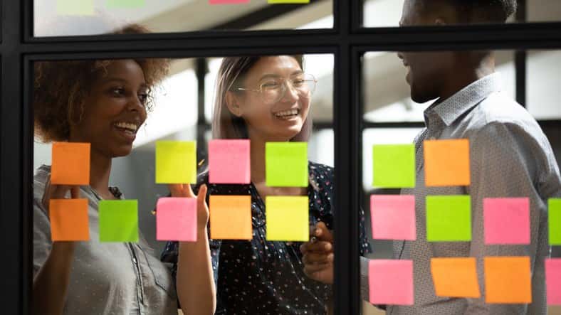 People brainstorming
