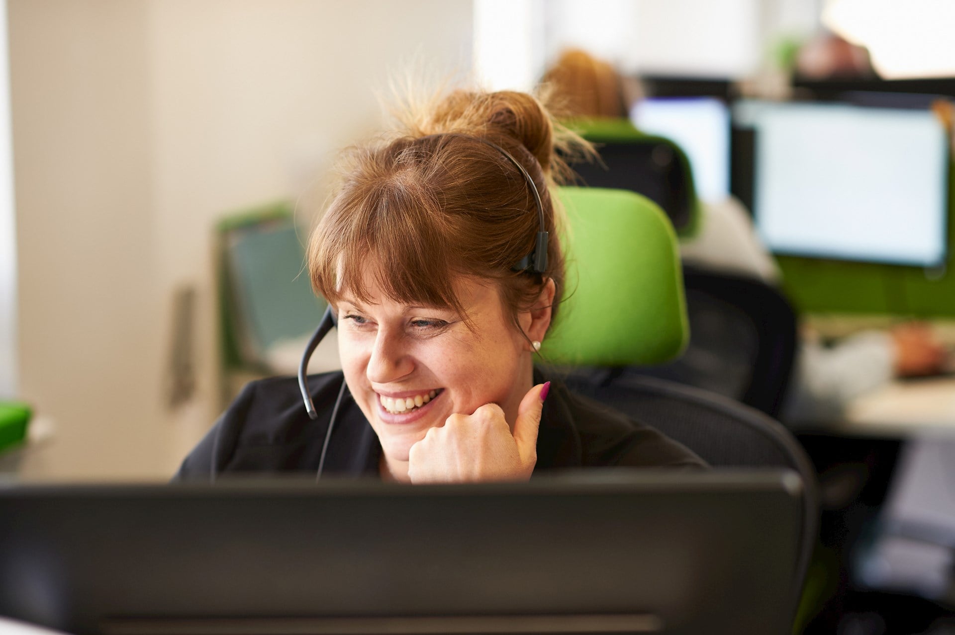 Women on a call
